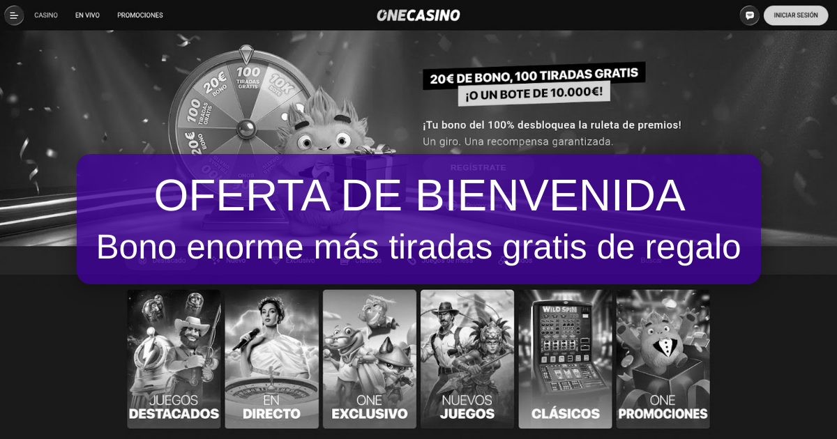 One Casino banner